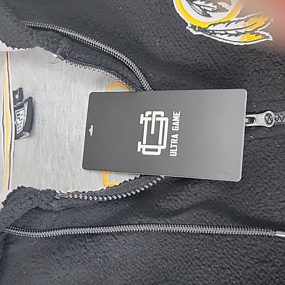 NFL Team Apparel Redskins zip up fleece Hoodie. NWT . Size S - Picture 8 of 10